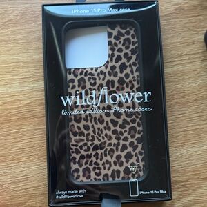 Wildflowers Limited Edition Leopard Print Case for iPhone 15 Pro Max